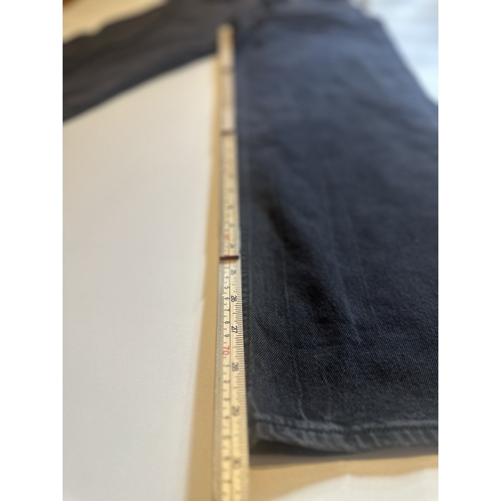 Old Navy Jeans Womens size 12 Black Extra High Rise Curvy Sky Hi Wide Leg NWT - Picture 6 of 8